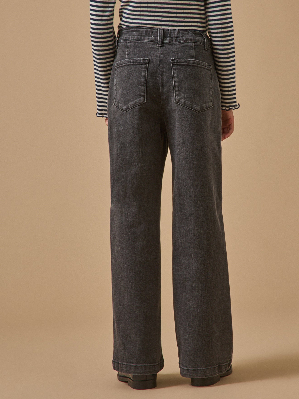 Pantalon large en denim Fille - 2