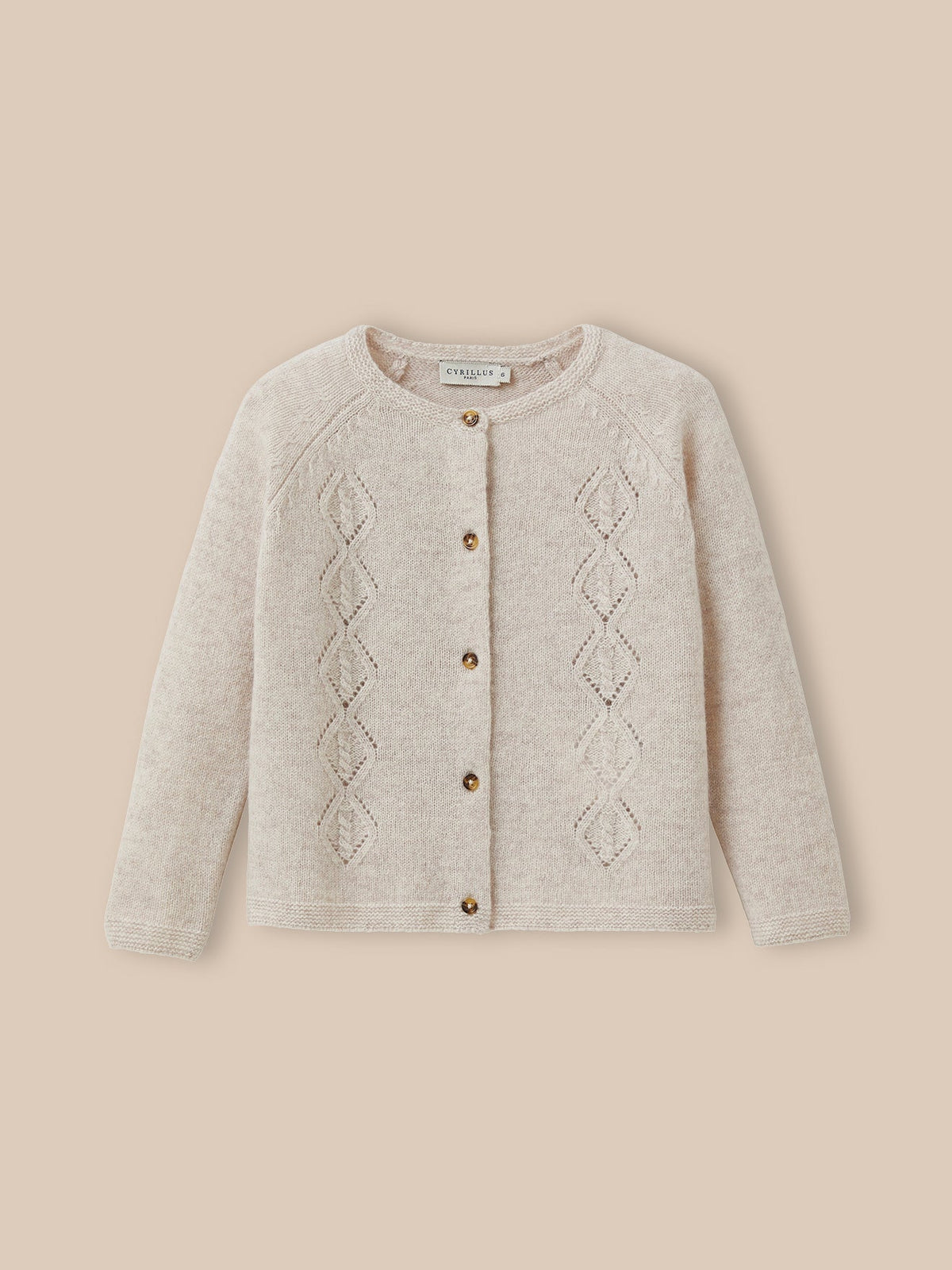 Cardigan Fille en laine mérinos - 3
