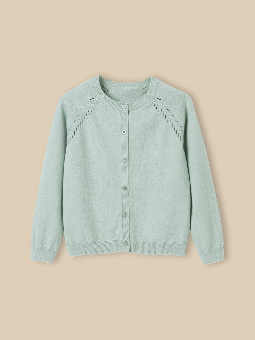 Cardigan Fille en coton et laine - 1
