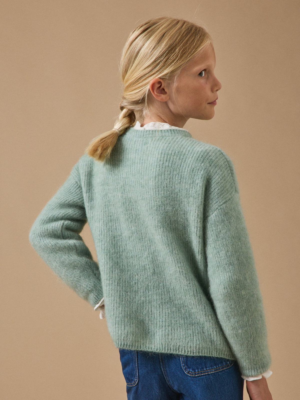 Cardigan laine et mohair - Collection Junior - 2