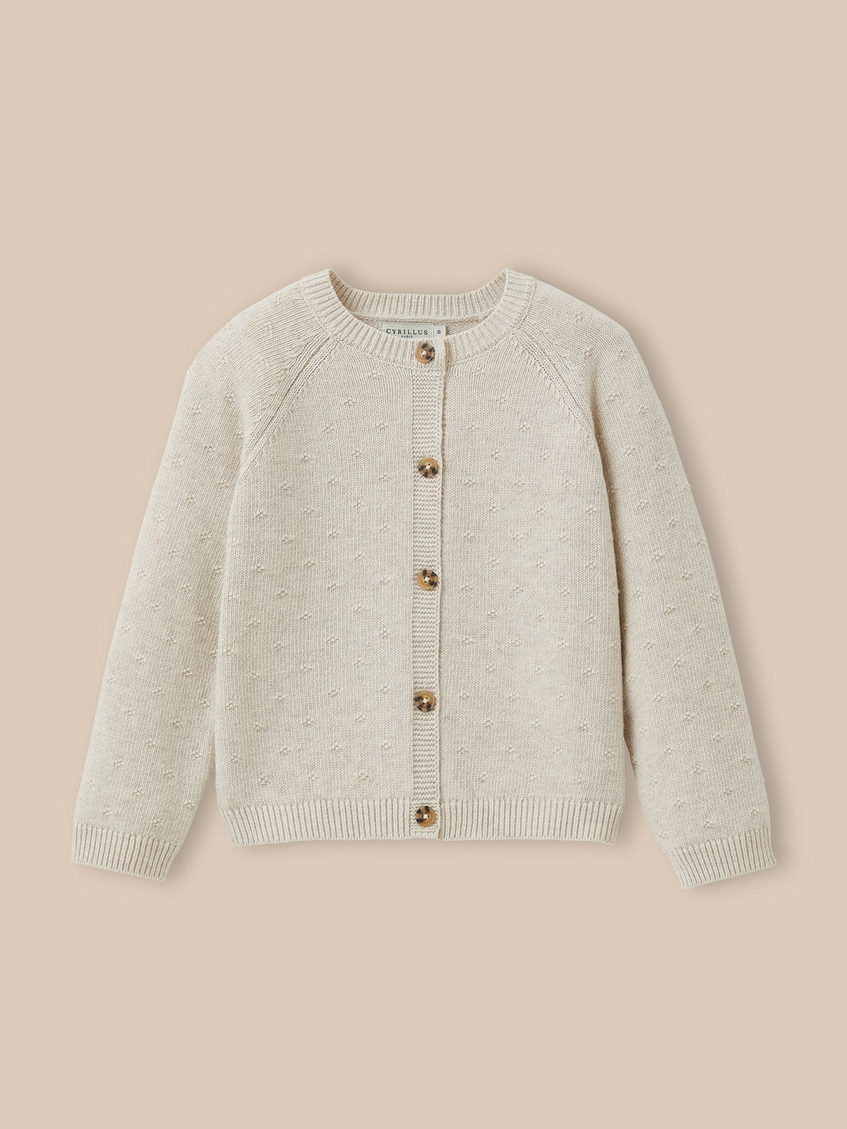 Cardigan Fille point fantaisie - 3