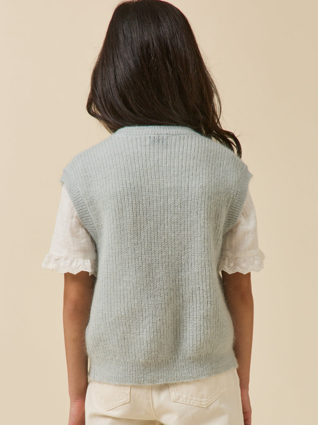 Cardigan Fille laine et mohair - 2