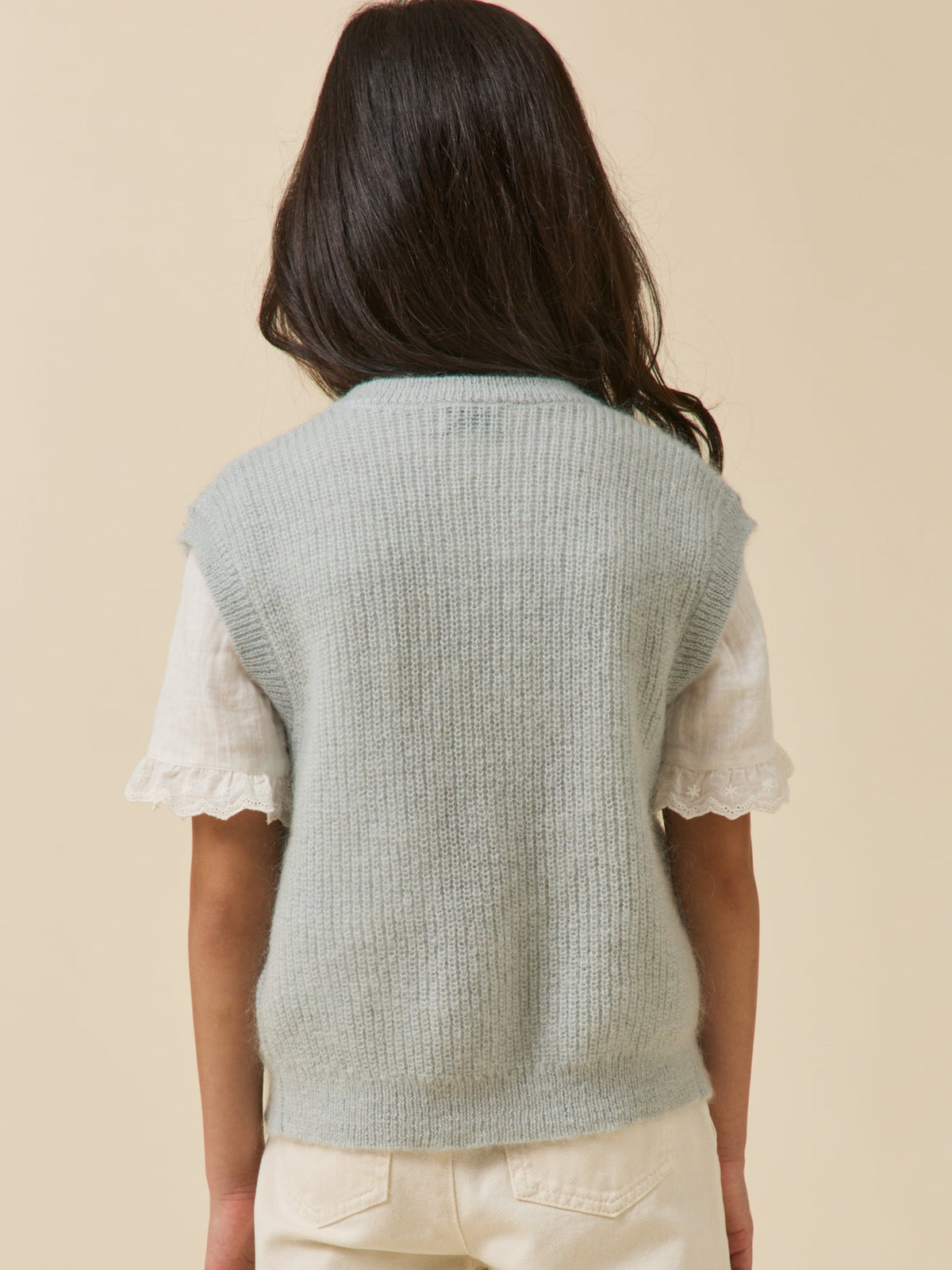 Cardigan Fille laine et mohair - 2