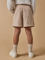 Short velours taille haute Fille - 2