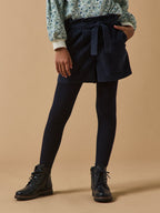 Short paper bag velours Fille - 1