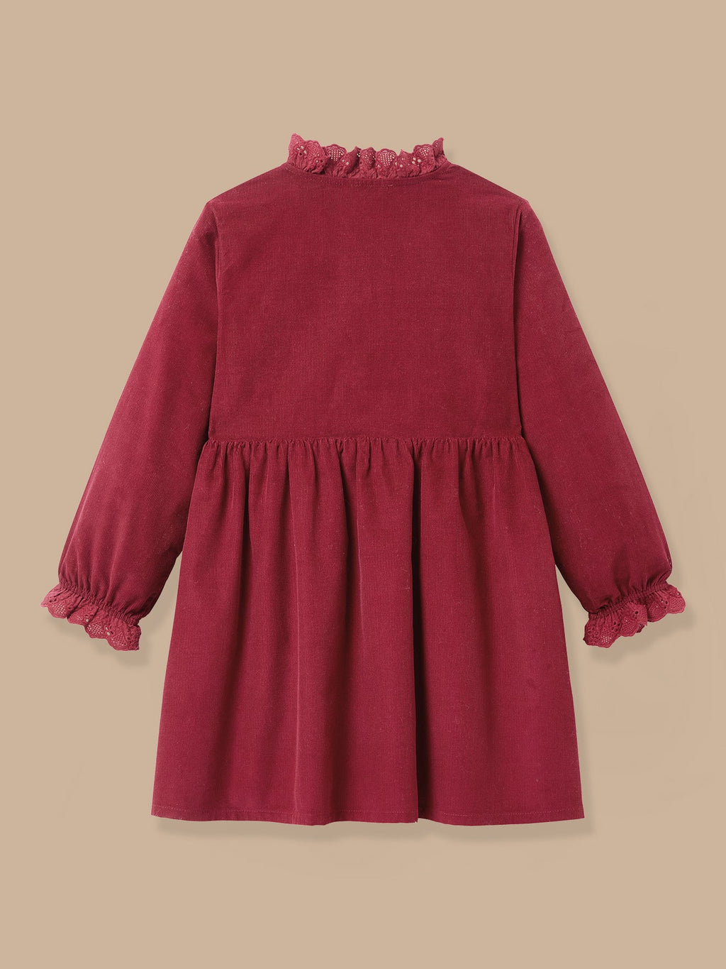 Robe Fille en velours - 2