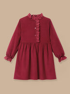 Robe Fille en velours - 1