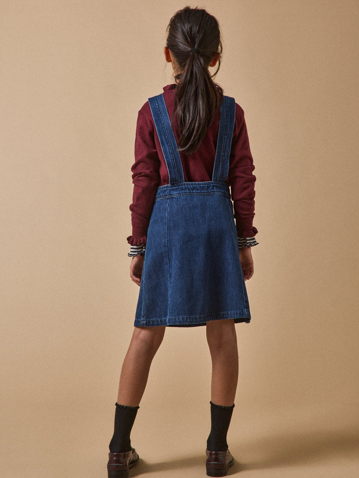 Robe tablier en denim Fille - 2