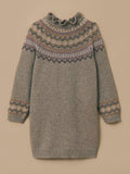 Robe jacquard en laine Fille - 1