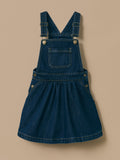 Robe salopette en denim Fille - 1