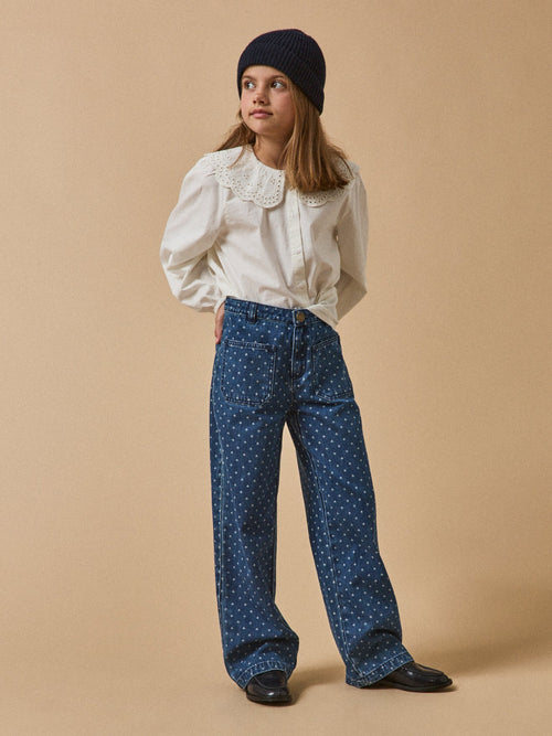 Blouse Fille maxi col - 2