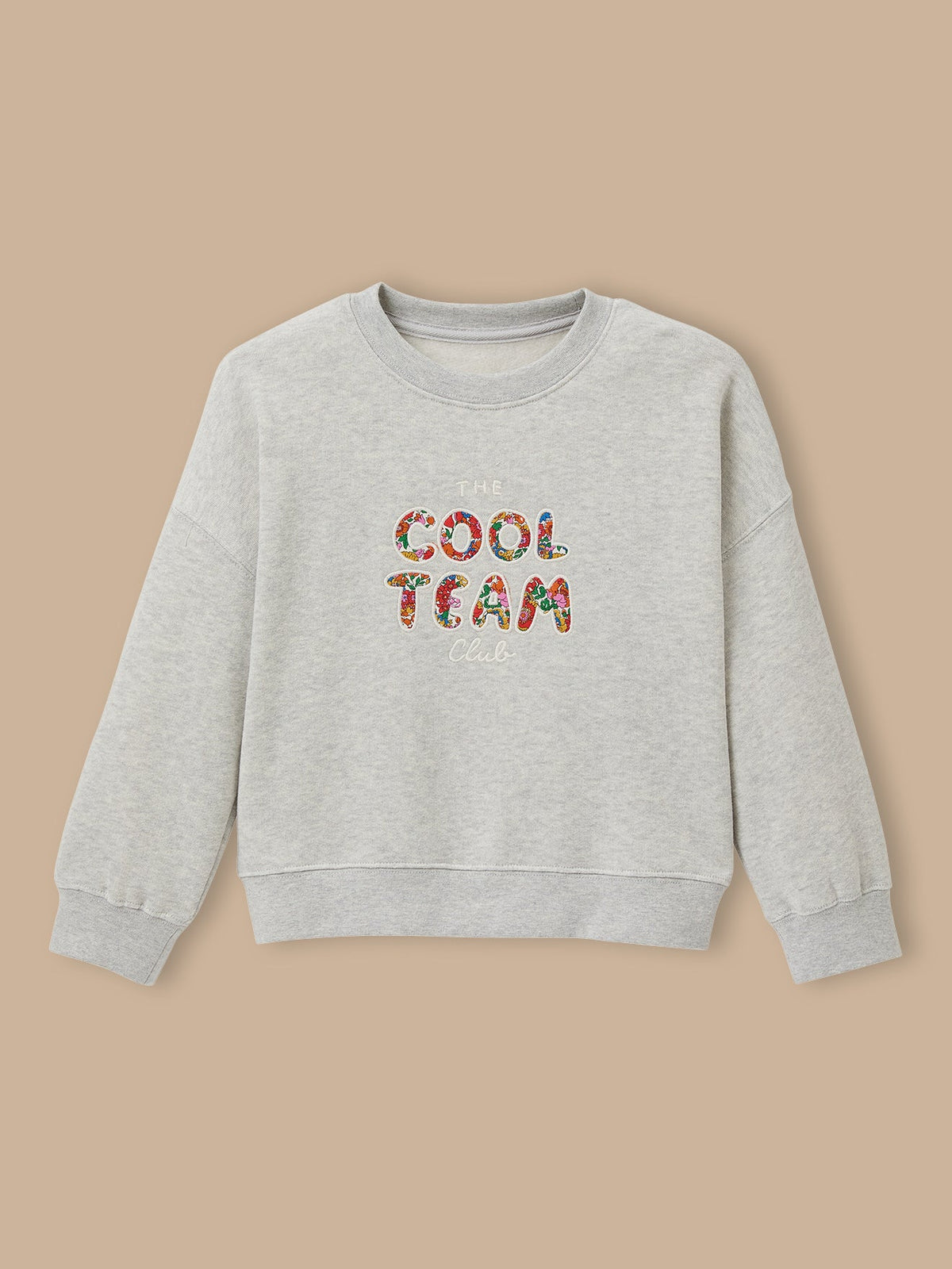 Sweat Cool Team Fille tissu Liberty - Coton biologique - 1