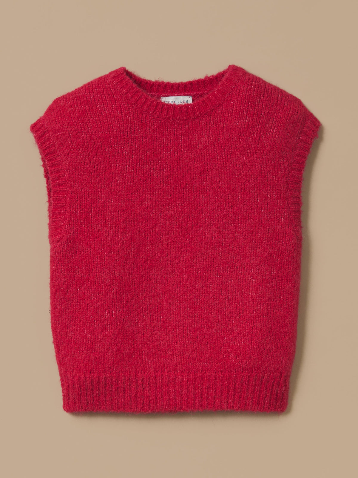 Pull sans manches Fille laine et alpaga - 3