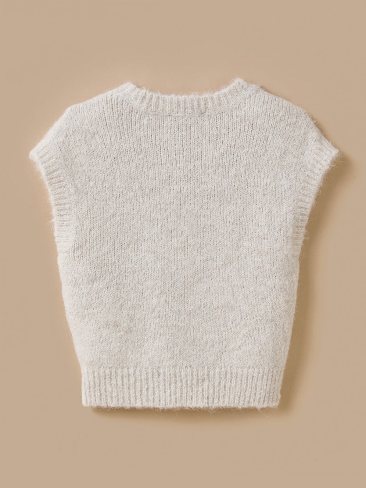 Pull sans manches Fille laine et alpaga - 2
