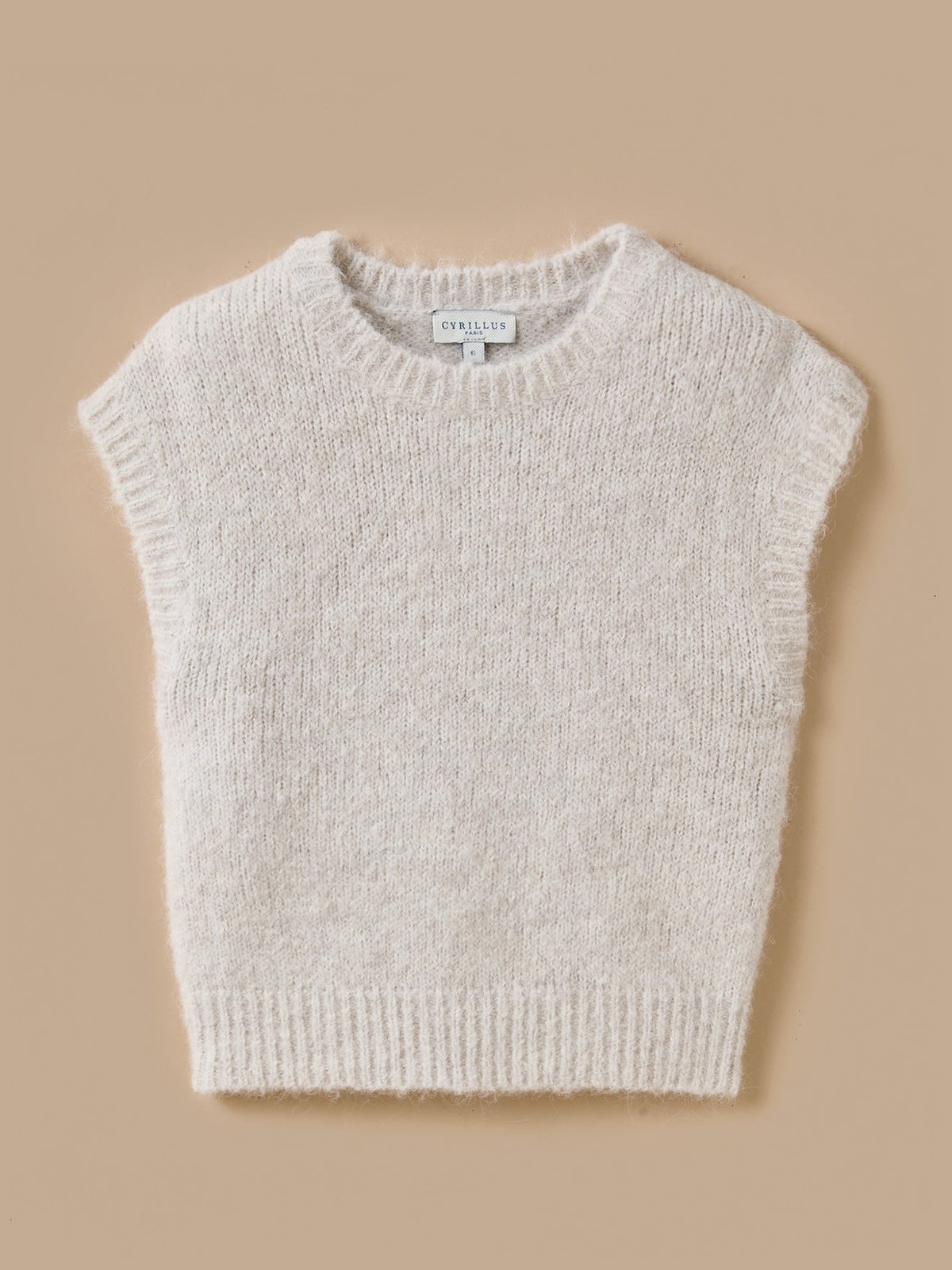 Pull sans manches Fille laine et alpaga - 1