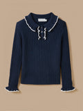 Pull en fine jauge Fille - 1