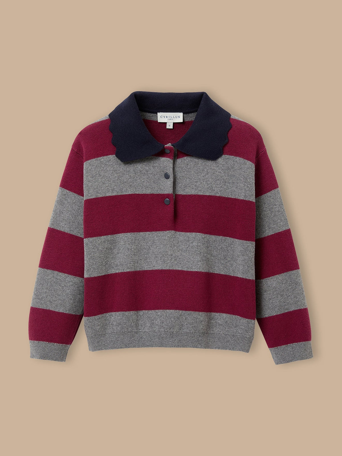 Pull Milano rayé Fille - 1