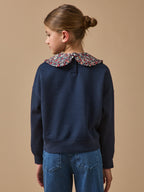 Sweat Fille col Liberty - 2