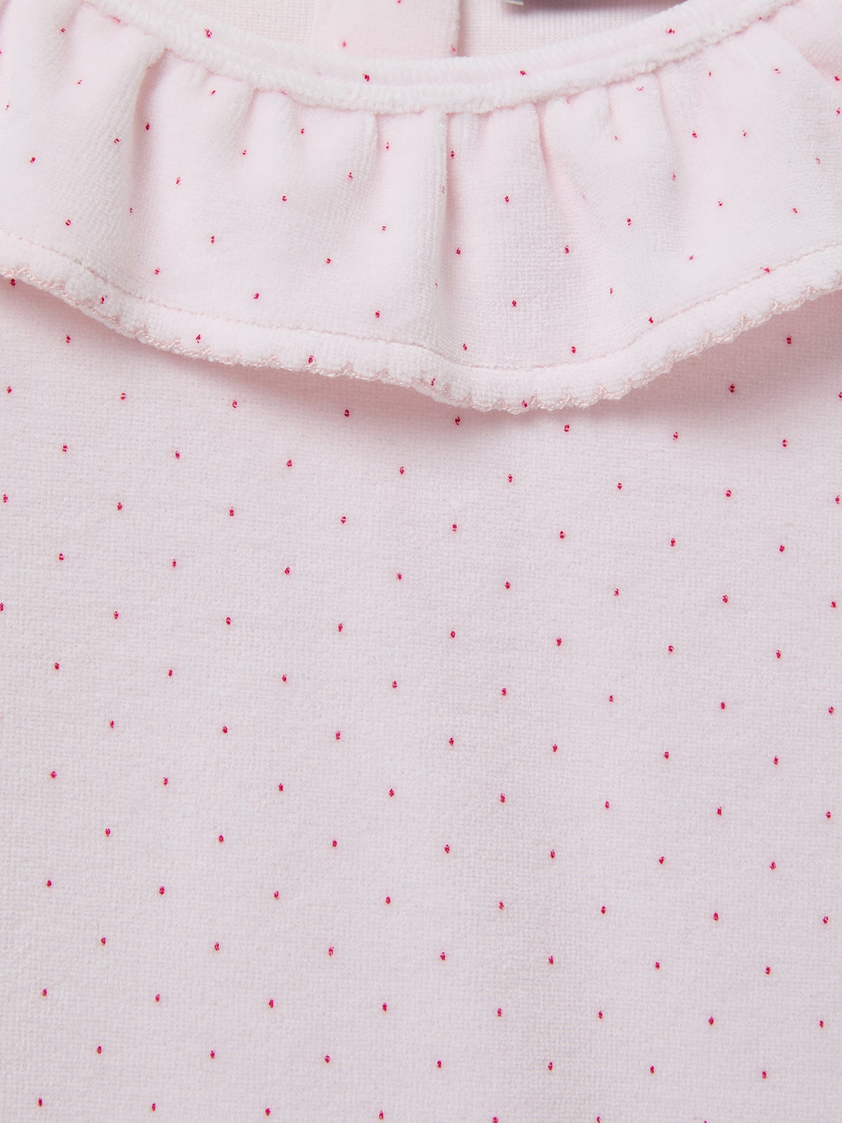 Pyjama velours imprimé pois Fille - 2