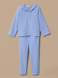 Pyjama en popeline rayé Fille - 1