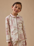 Pyjama fille esprit toile de Jouy - 1