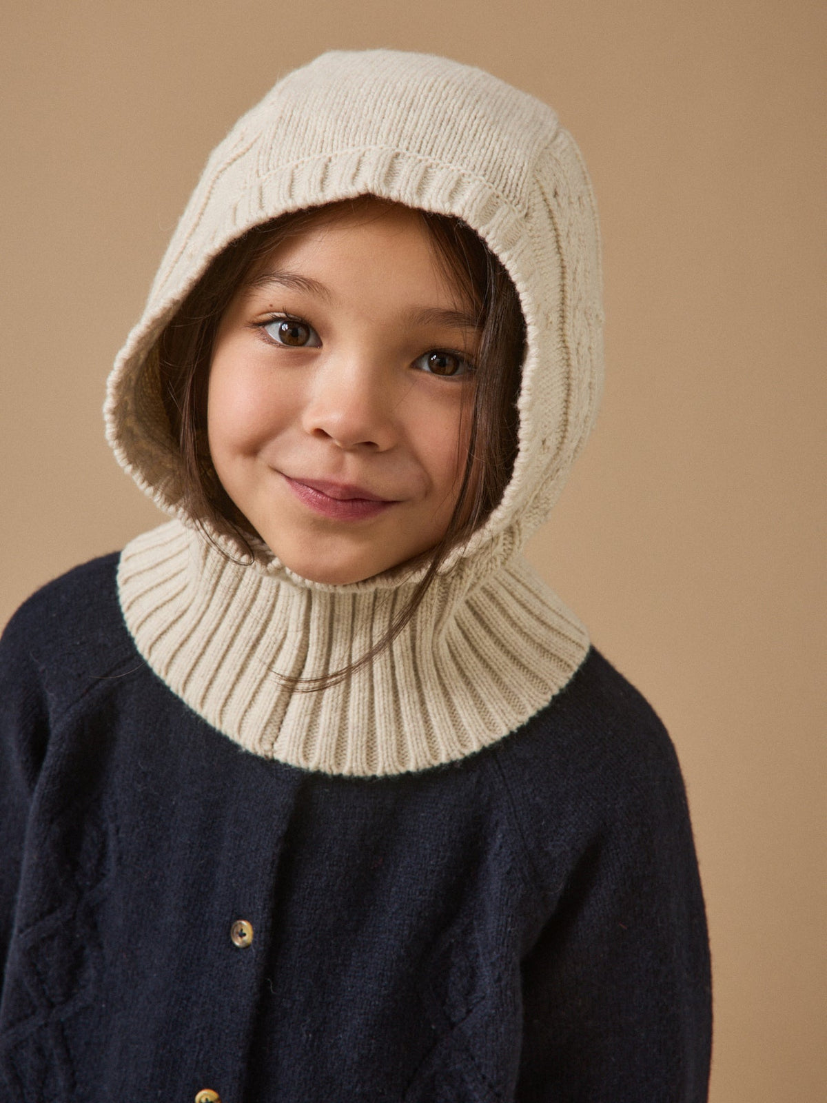 Cagoule torsades fille - 2