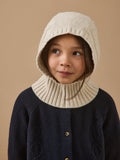 Cagoule torsades fille - 1