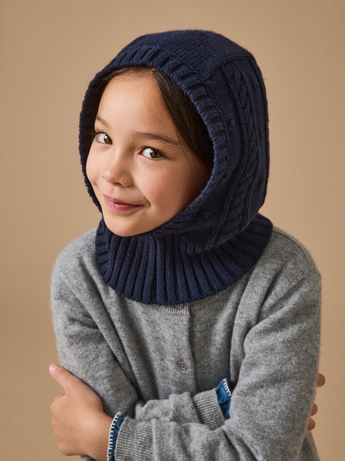 Cagoule torsades fille - 3