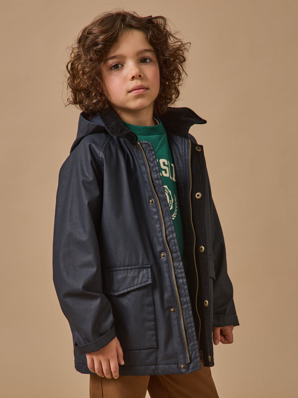 Veste en coton enduit Garçon - 1