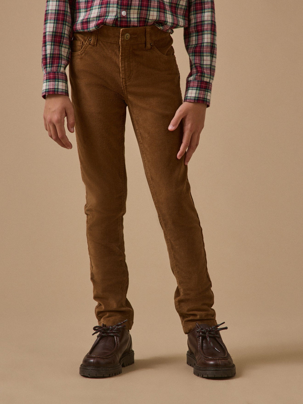 Slim en velours Garçon - 3
