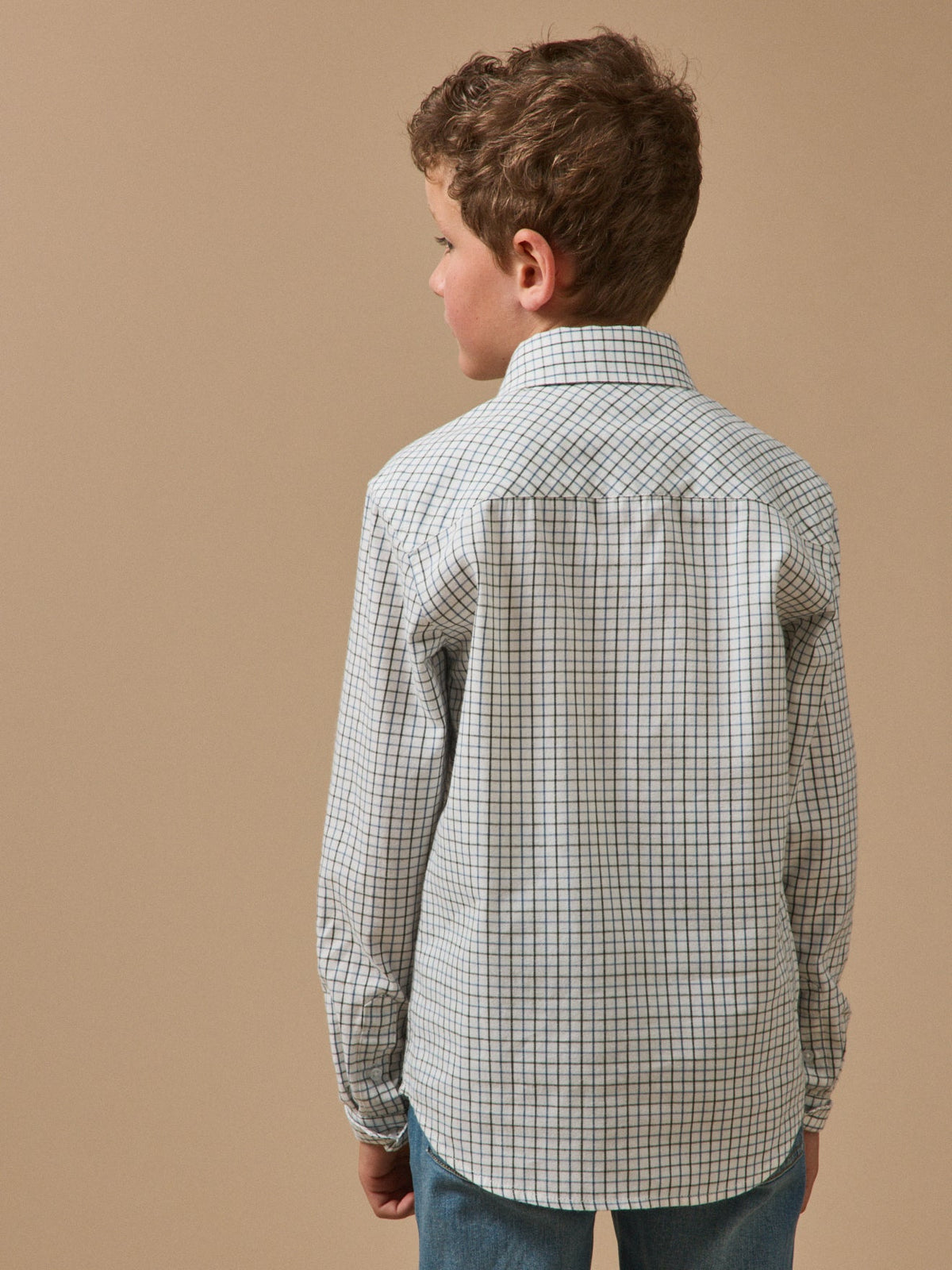 Chemise à carreaux Tattersall Garçon - 2
