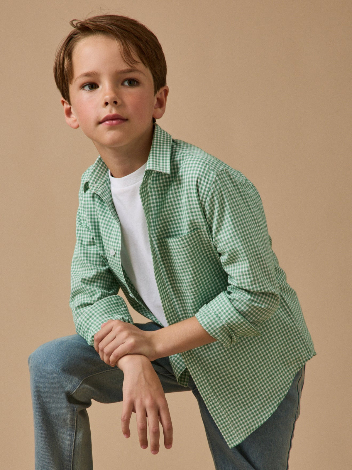 Chemise à petits carreaux Garçon - 2