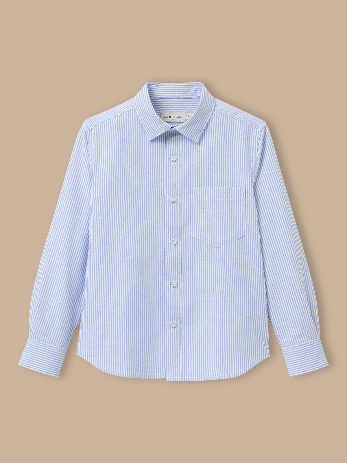 Chemise Oxford rayée Garçon - 1