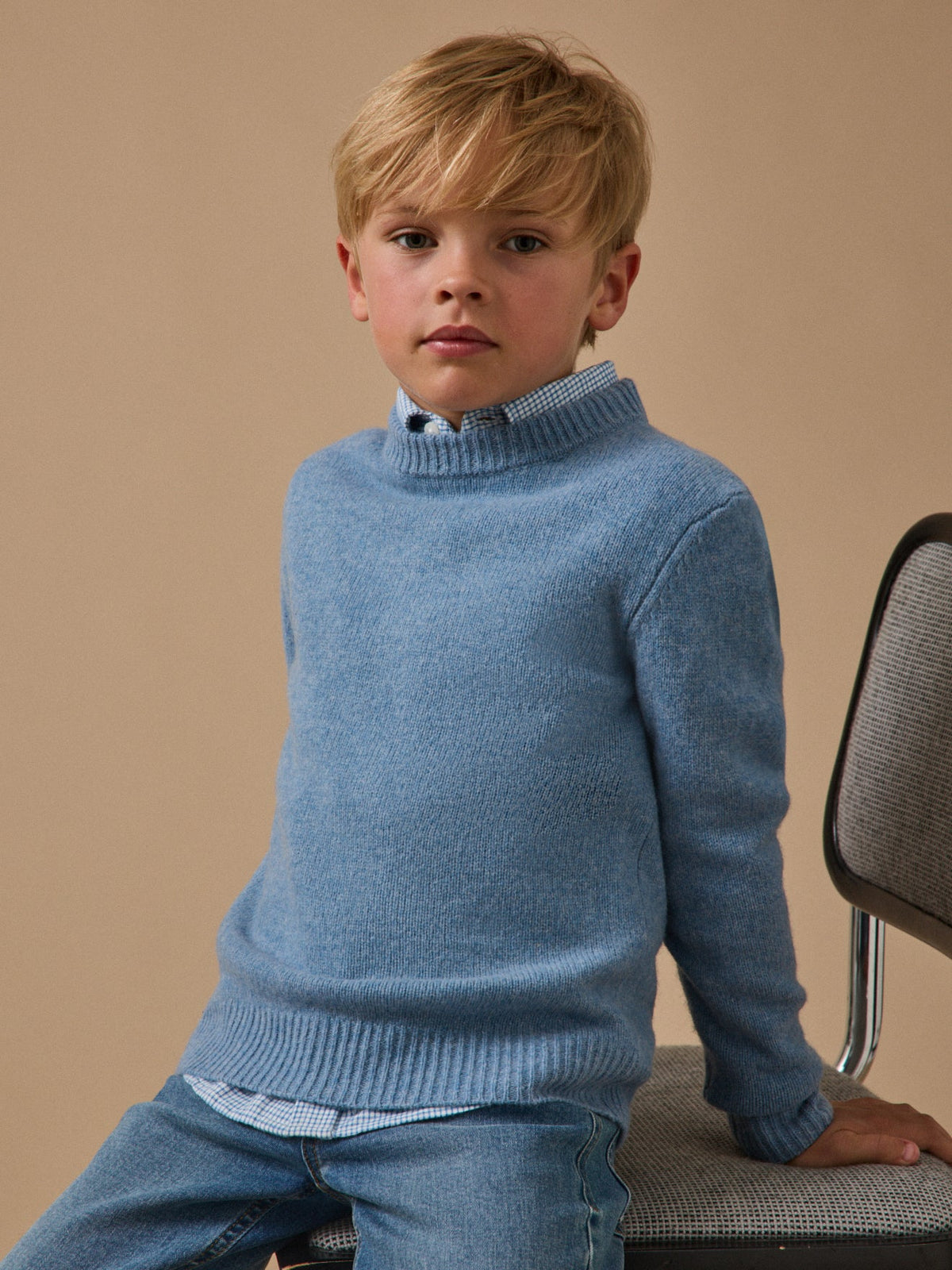 Pull Garçon en laine merinos - 3