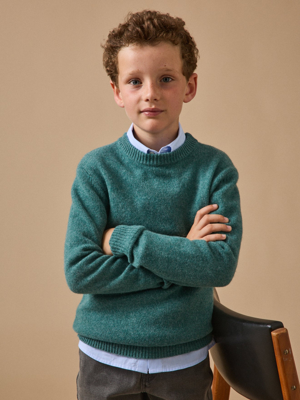 Pull Garçon en laine merinos - 5