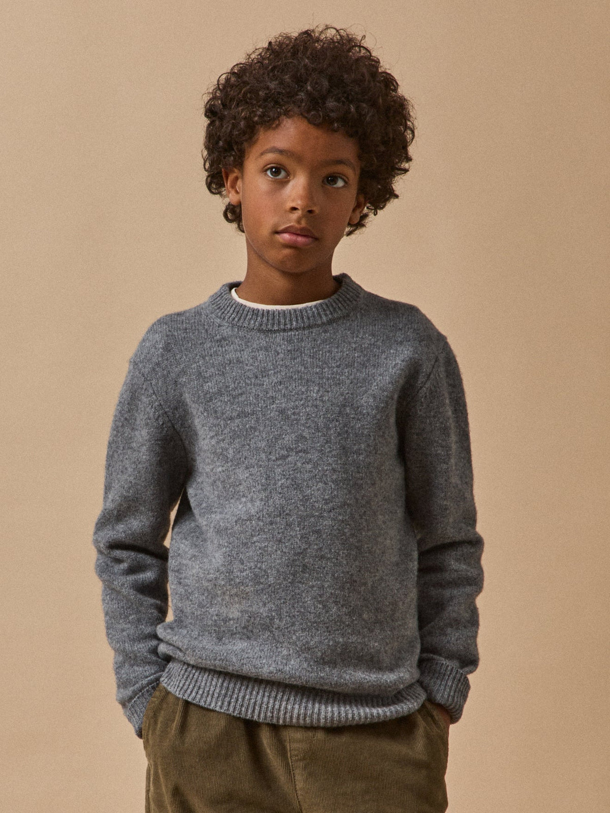 Pull Garçon en laine merinos - 4