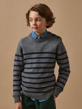 Pull marinière Garçon en laine majoritaire - 1
