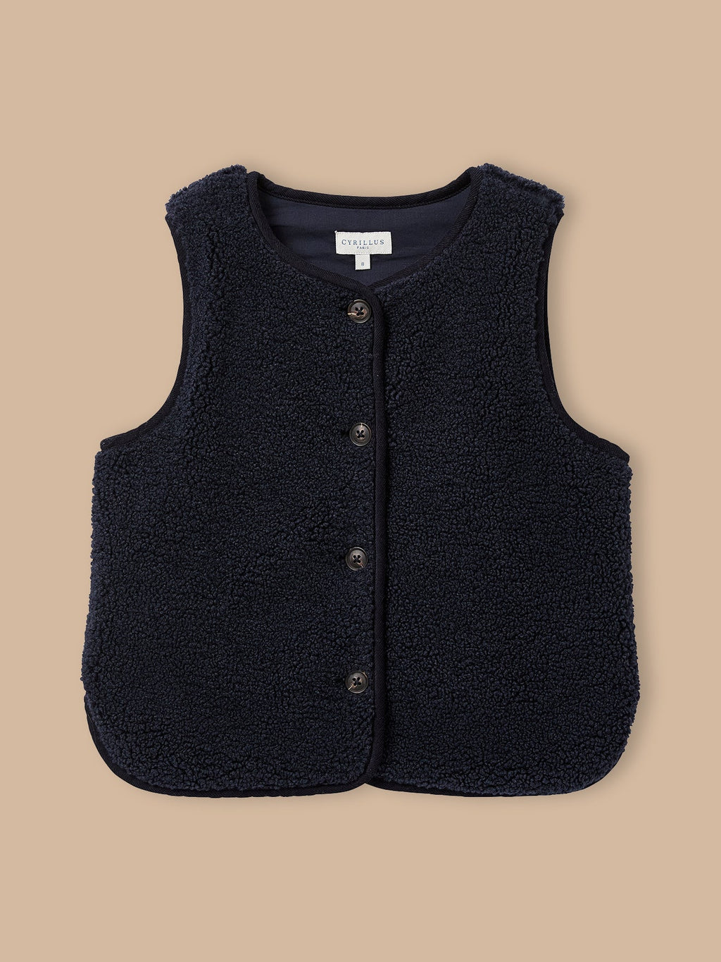 Veste sans manches en sherpa Garçon - 1