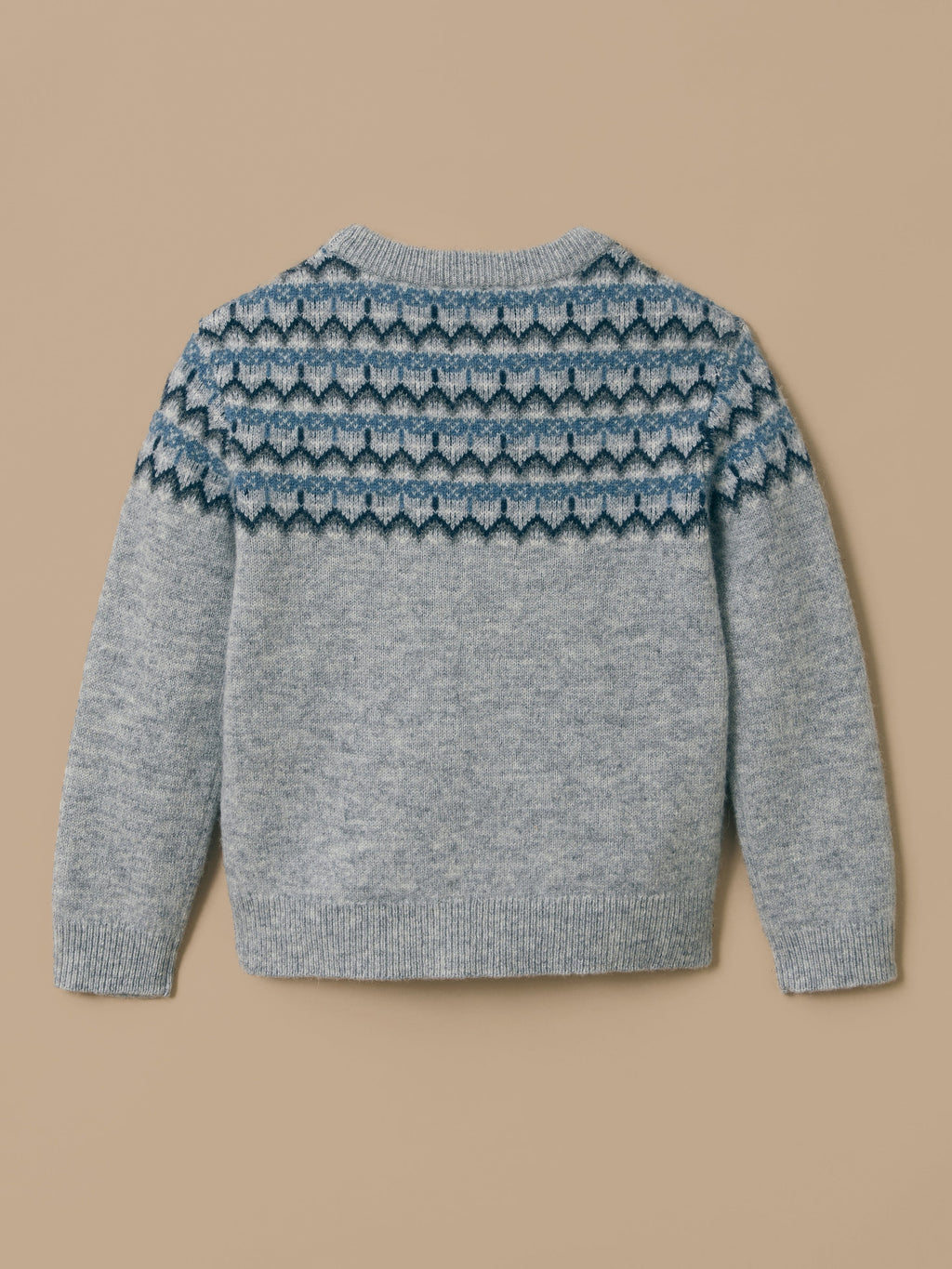 Pull jacquard avec laine Garçon - 2