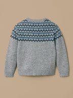 Pull jacquard avec laine Garçon - 2