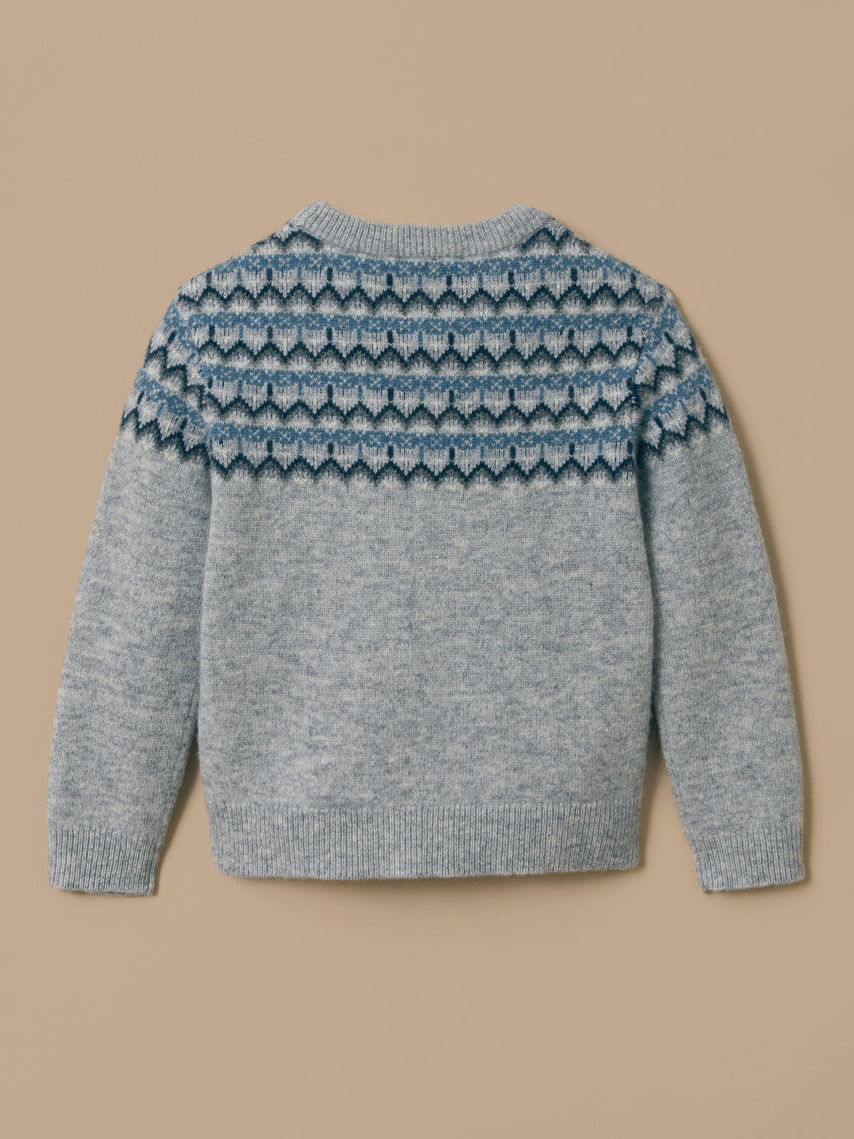 Pull jacquard avec laine Garçon - 2