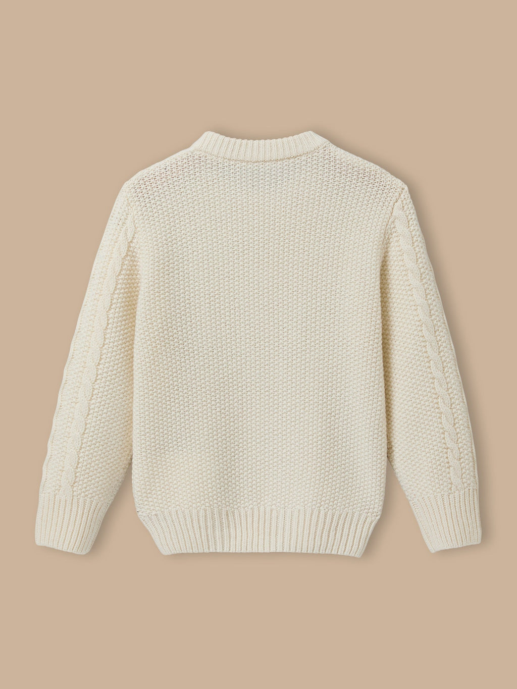 Pull torsadé avec laine Garçon - 2