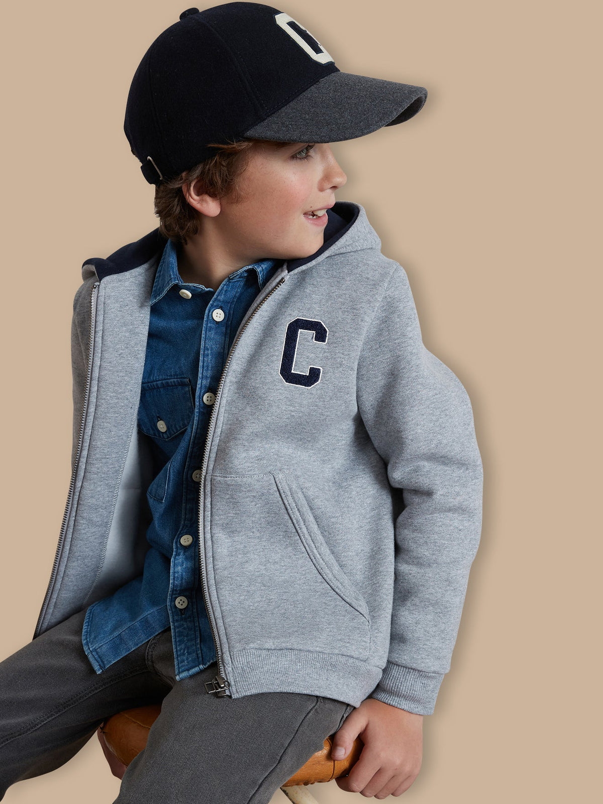 Sweat zippé à capuche Garçon - 2