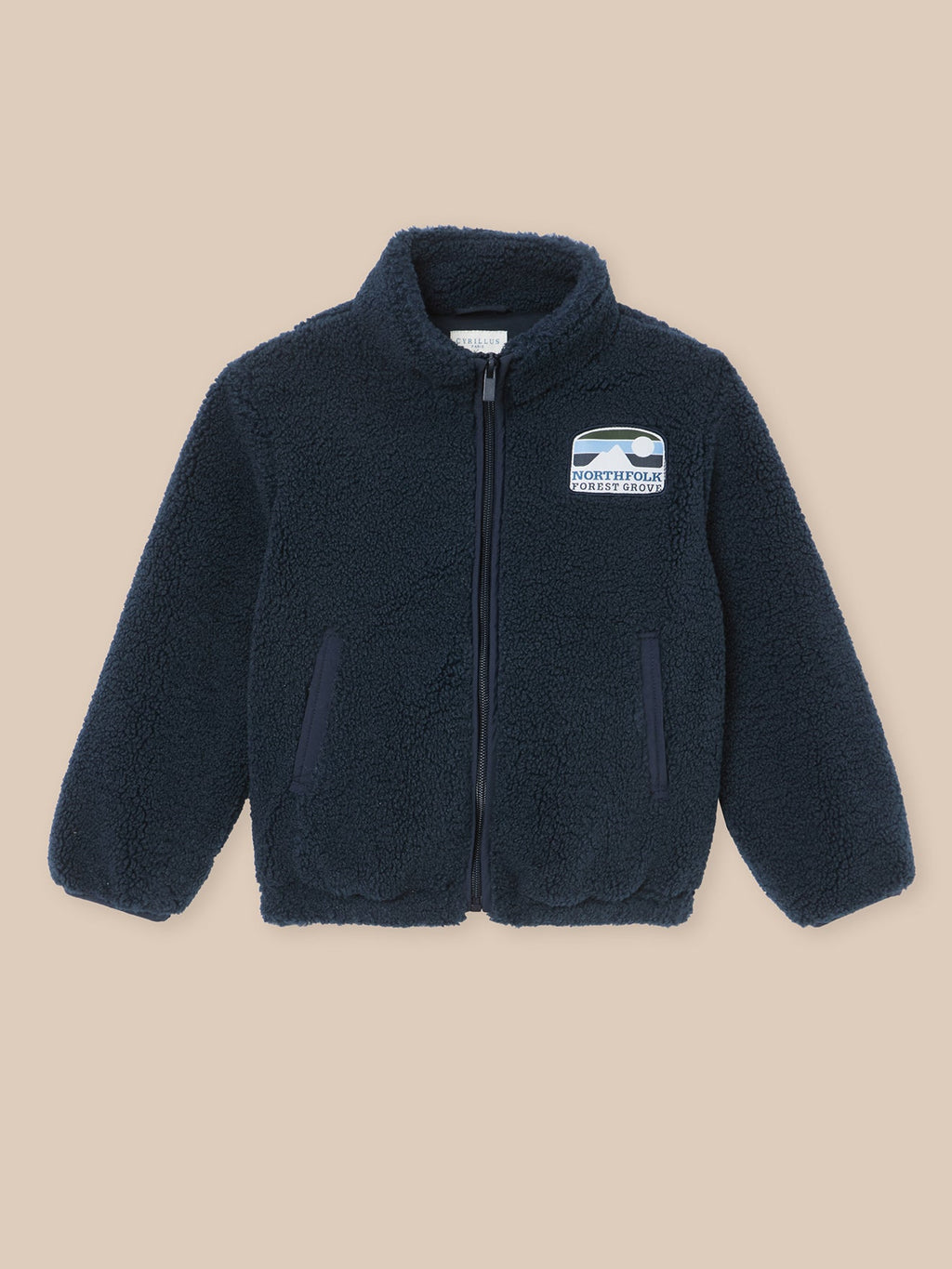 Cardigan zippé en sherpa Garçon - 1