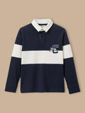 Polo rugby Colorblock Garçon - 1