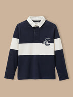 Polo rugby Colorblock Garçon - 1
