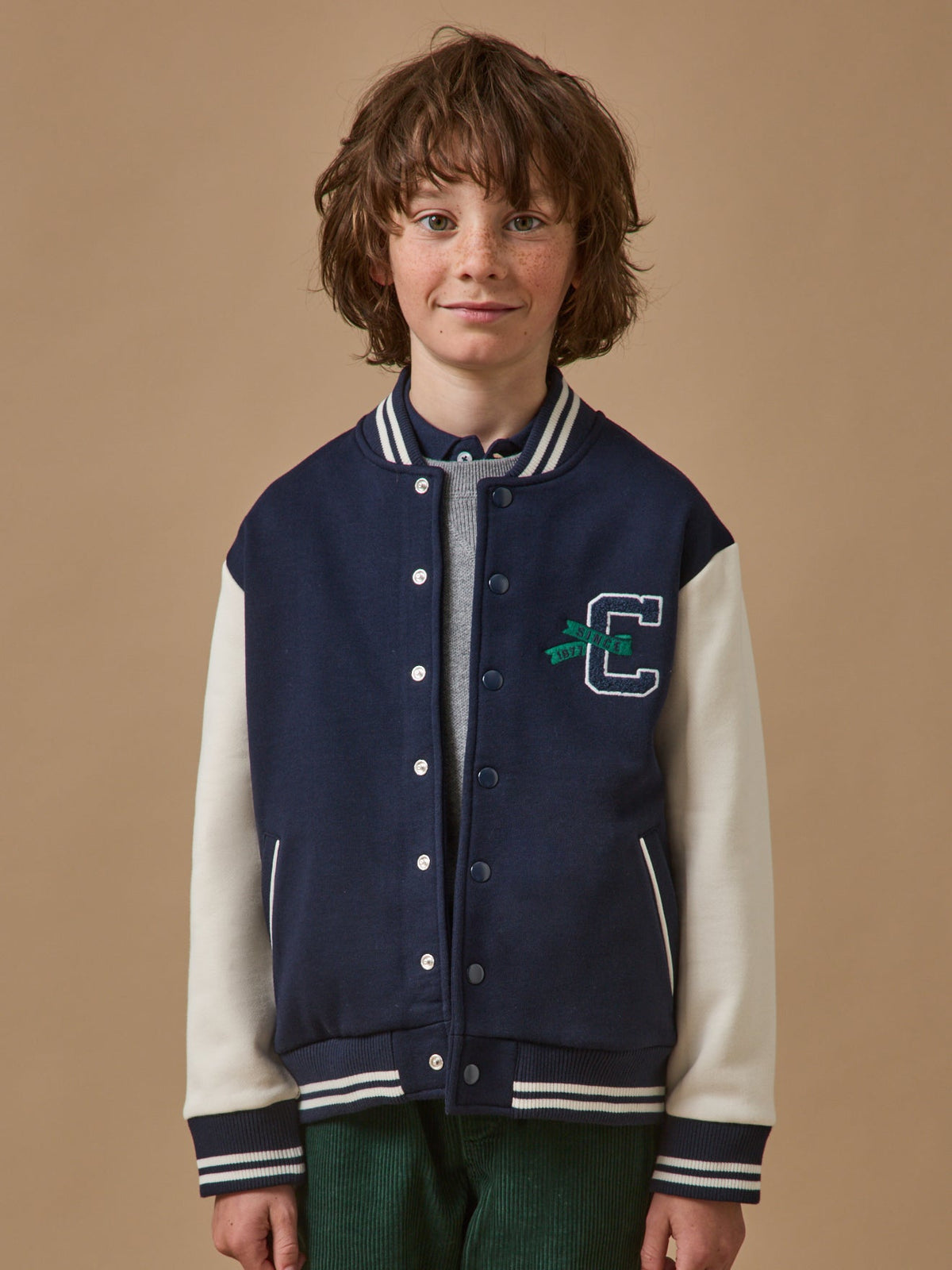 Blouson teddy brodé Garçon - 2