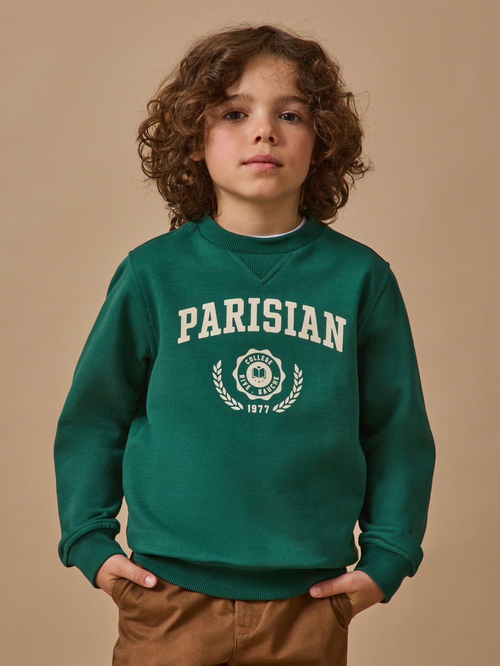 Sweat imprimé Garçon - coton biologique - 1