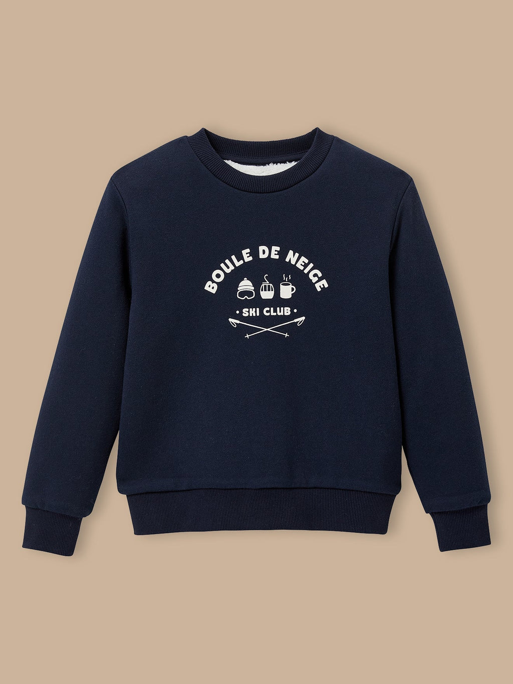 Sweat doublé sherpa Garçon - 1