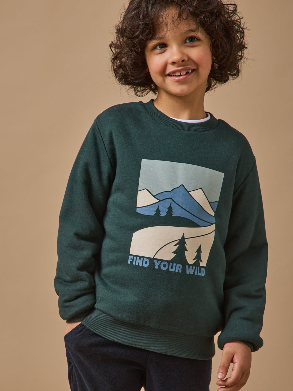 Sweat doublé sherpa Garçon - 3